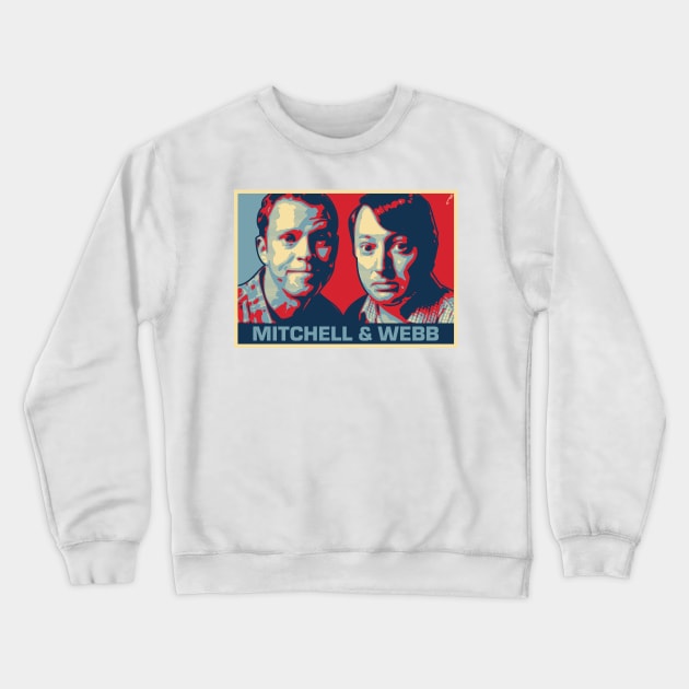 Mitchell & Webb Crewneck Sweatshirt by DAFTFISH